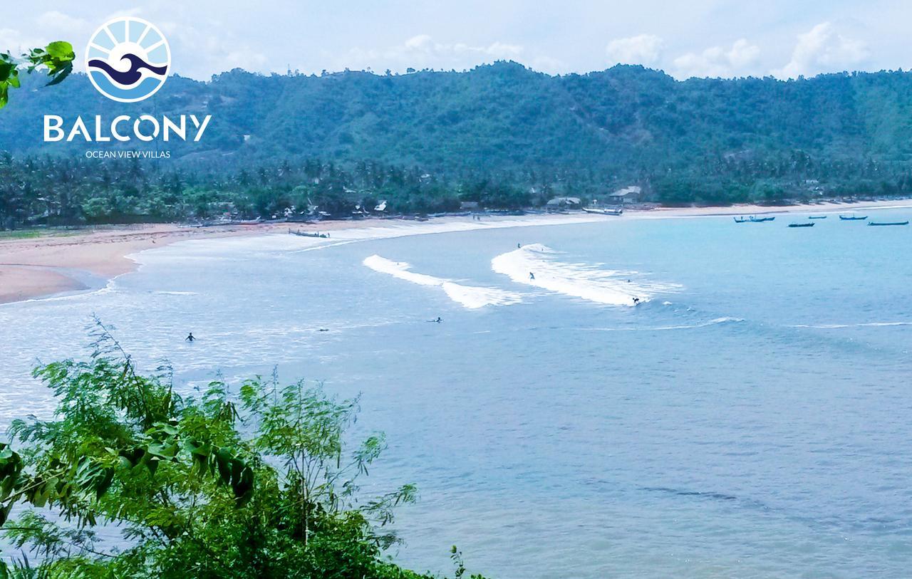 Balcony Ocean View Villas Kuta  Exteriör bild
